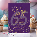 Search for 65th birthday invitations Gold