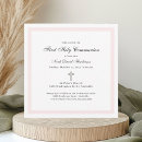 Search for daughter first communion invitations Pink