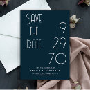 Search for navy wedding save the dates Minimal