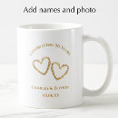 Search for 50th wedding anniversary mugs Elegant