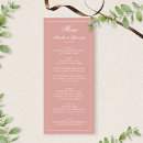 Search for blush pink wedding menus Dusty rose
