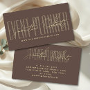 Search for event coordinator business cards Modern