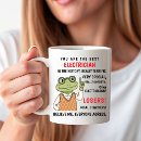 Search for electrician funny mugs Sarcastic