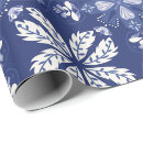 Search for blue butterfly wrapping paper White
