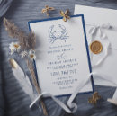 Search for crab wedding invitations Modern