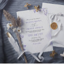 Search for purple rustic wedding invitations Minimalist