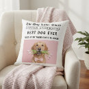 Search for personalization cushions Dog lover