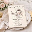 Search for fairy tale bridal shower invitations Bride