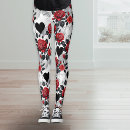 Search for black rose red leggings Modern