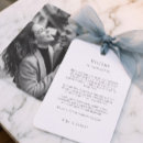 Search for welcome bag invitations Black and white