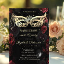 Search for red sweet 16 invitations Roses