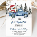 Search for snowman birthday invitations Snow much fun