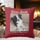 Search for christmas dog cushions Red