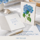 Search for hydrangea flowers cards Blue
