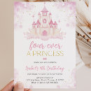 Search for princess birthday invitations Four ever a princess