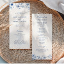 Search for royal blue wedding programs Elegant