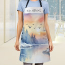 Search for tranquil aprons Watercolor