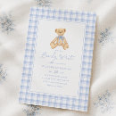 Search for traditional baby shower invitations Vintage teddy bear