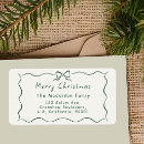 Search for green ribbon return address labels Whimsical