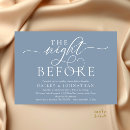Search for formal rehearsal dinner invitations The night before