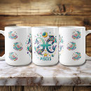 Search for pisces fish mugs Zodiac