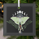 Search for luna moth christmas tree decorations Green