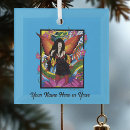 Search for lotus flower christmas tree decorations Blue