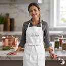 Search for deluxe aprons Black and white