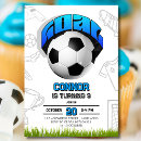 Search for blue and white birthday invitations Modern