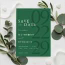Search for green wedding save the dates Minimal