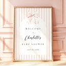 Search for pink stripes posters Baby girl shower
