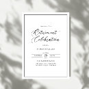 Search for business retirement party invitations Simple