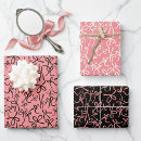 Search for pink bow wrap wrapping paper Feminine