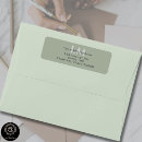 Search for organization return address labels Sage green