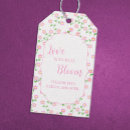 Search for love in bloom gift tags Pink