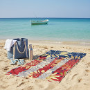 Search for flag beach towels White