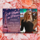 Search for paris birthday invitations Night in paris