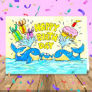 Search for whale birthday cards Cute