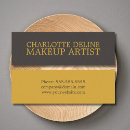 Search for cosmetology business cards Makeup artist