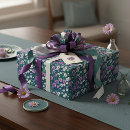 Search for purple and white wrapping paper Green