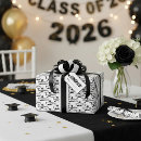 Search for grad wrapping paper Black