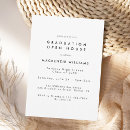 Search for open house graduation invitations Minimalist