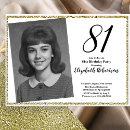 Search for 81st birthday invitations For her