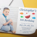 Search for fish kid invitations Little fisherman