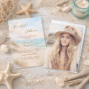 Search for sand bridal shower invitations Watercolor