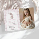 Search for vintage easter bunny invitations Pink bow
