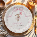 Search for bunny birthday plates Vintage cottage chic floral