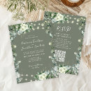 Search for foilage invitations Sage green