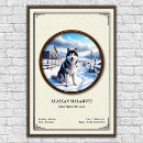Search for alaskan malamute art Sled