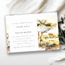 Search for safari wedding invitations Watercolor